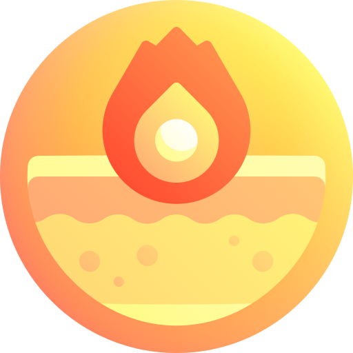 燃えた Gradient Galaxy Gradient icon