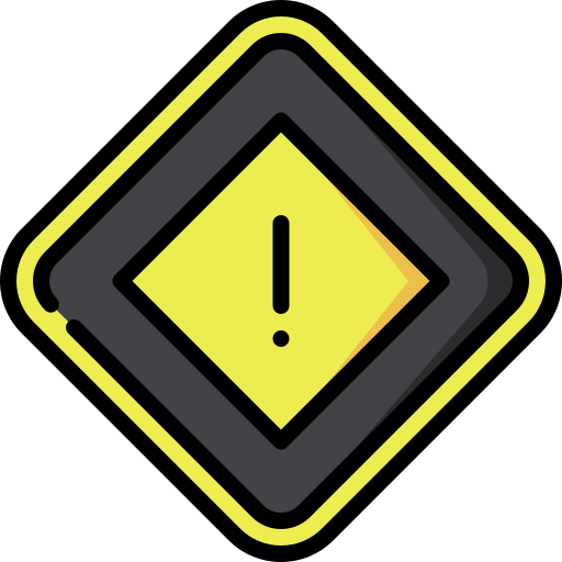 panneau d'avertissement Special Lineal color Icône