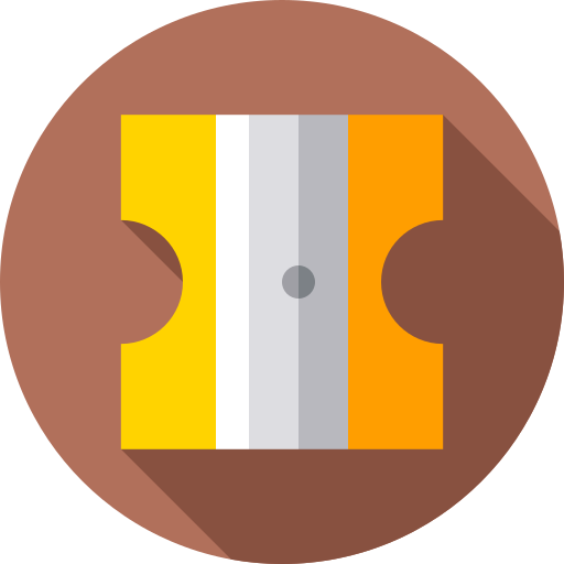 鉛筆削り Flat Circular Flat icon