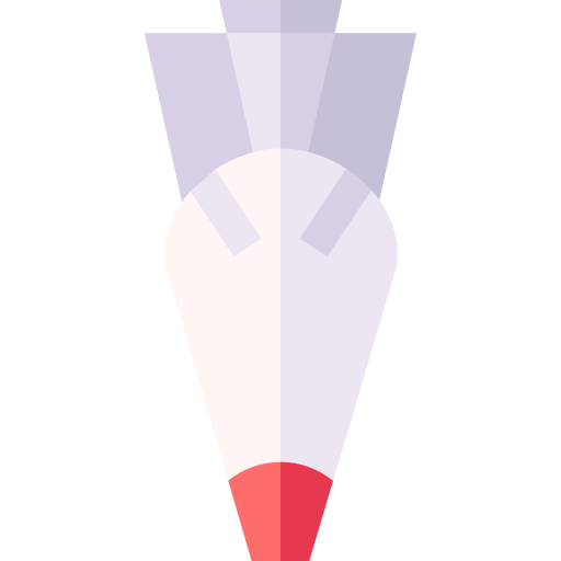 spritzbeutel Basic Straight Flat icon