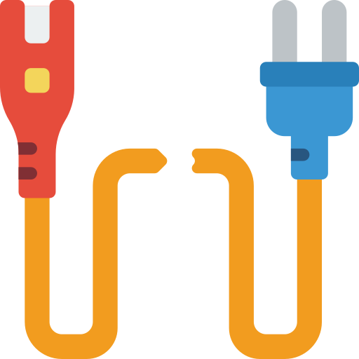 cable roto Basic Miscellany Flat icono