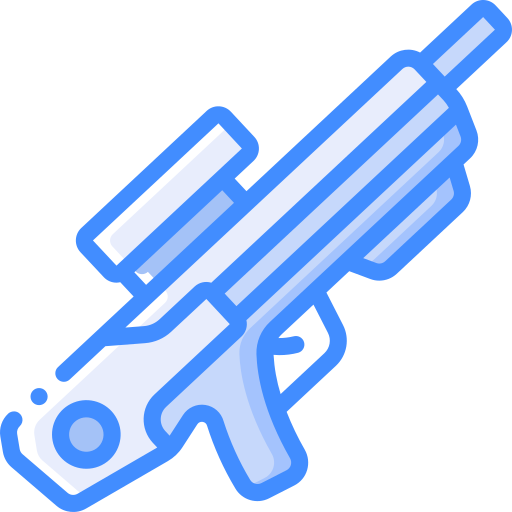 Rifle Basic Miscellany Blue icon