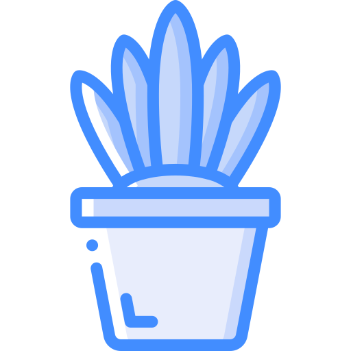 vaso de planta Basic Miscellany Blue Ícone
