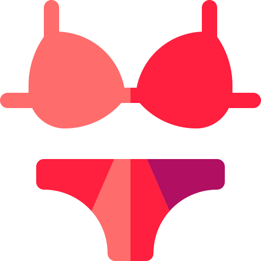 Bikini Basic Rounded Flat icon