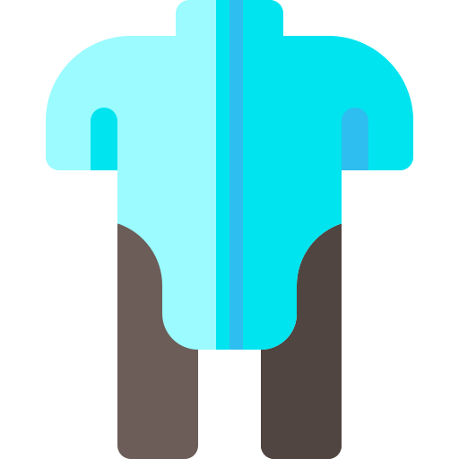 Wetsuit Basic Rounded Flat icon