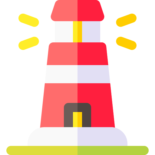 灯台 Basic Rounded Flat icon