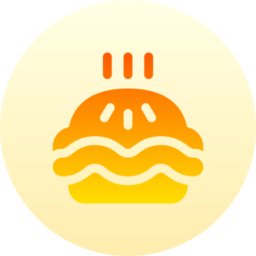 яблочный пирог Basic Gradient Circular иконка