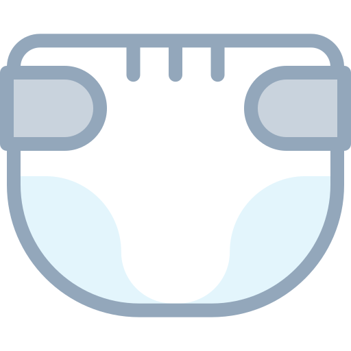Diaper Detailed color Lineal color icon