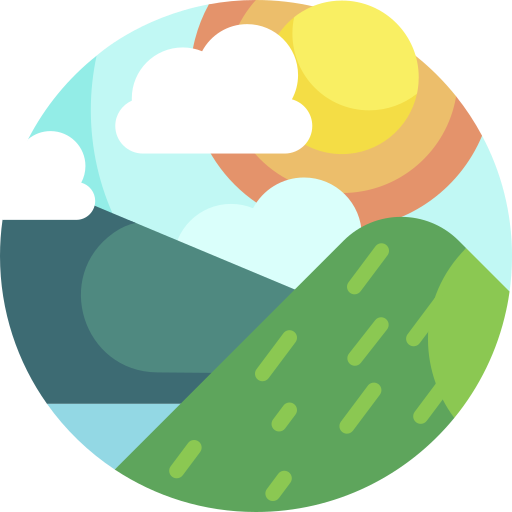 krajobraz Detailed Flat Circular Flat ikona