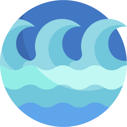 oceano Detailed Flat Circular Flat icono