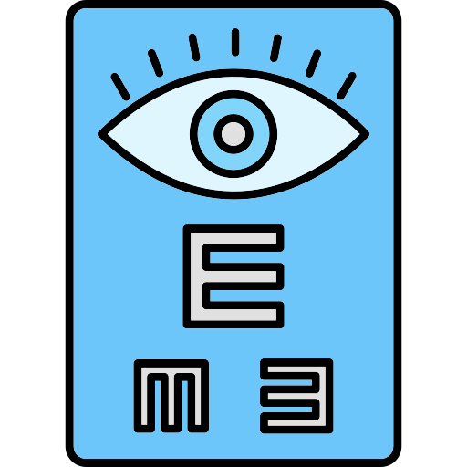 Eye test Generic Thin Outline Color icon