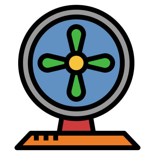 부채 Generic Outline Color icon