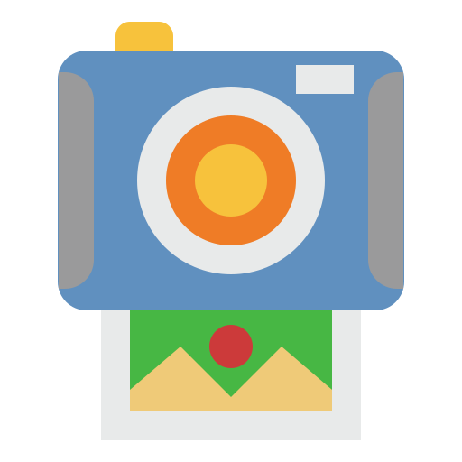 macchina fotografica polaroid Generic Flat icona