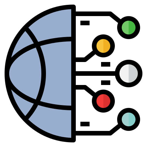 Digitalization Generic Outline Color icon