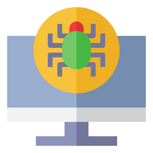 cyber atak Generic Flat ikona