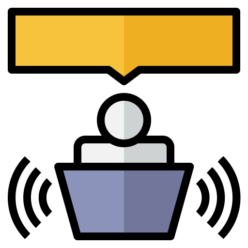 comunicación Generic Outline Color icono