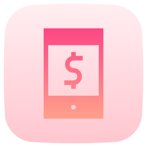 servizi bancari per smarthpone Generic Flat Gradient icona
