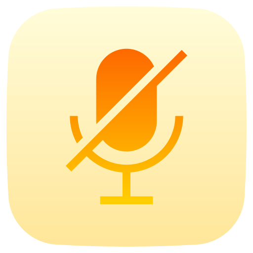 음소거 Generic Flat Gradient icon