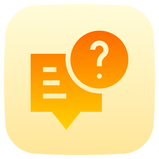 Question Generic Flat Gradient icon