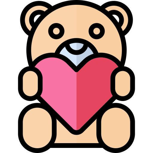 Teddy bear Generic Outline Color icon