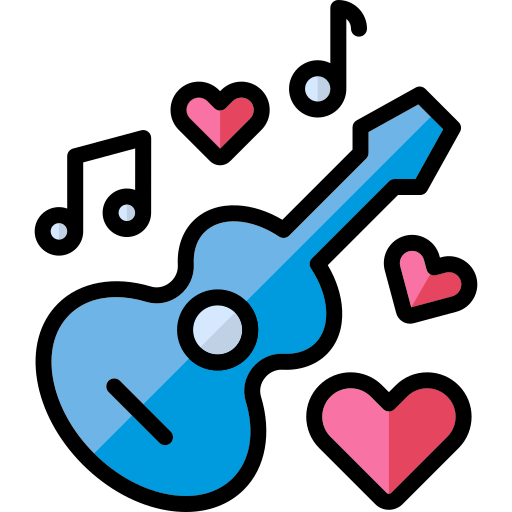 Guitar Generic Outline Color icon