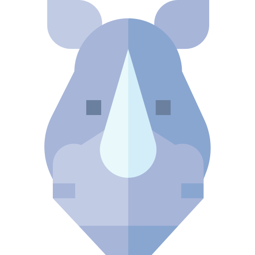 코뿔소 Basic Straight Flat icon
