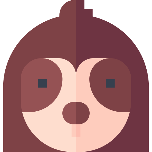 Sloth Basic Straight Flat icon