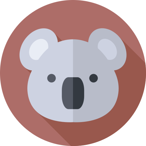 koala Flat Circular Flat icoon