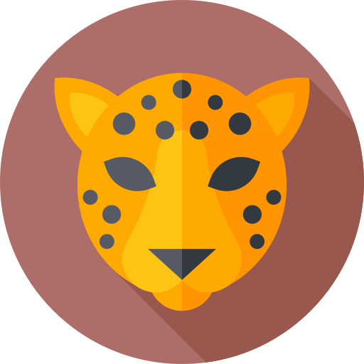 gepard Flat Circular Flat ikona