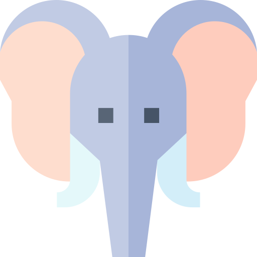 elefante Basic Straight Flat icona