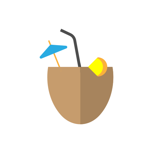 kokosnoot Generic Flat icoon