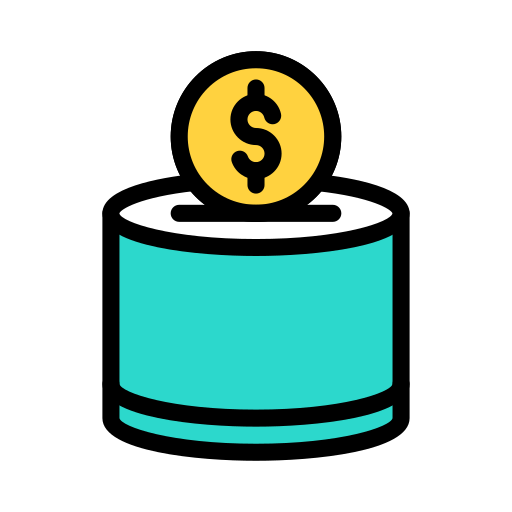 Donation Vector Stall Lineal Color icon
