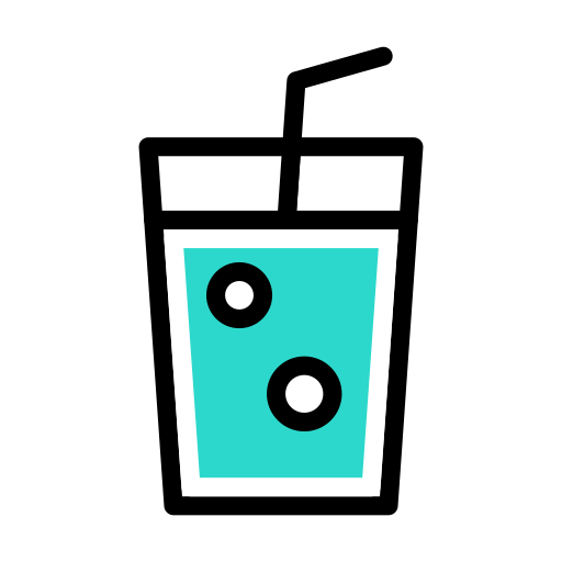 飲む Vector Stall Lineal Color icon