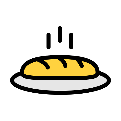 Хлеб Vector Stall Lineal Color иконка
