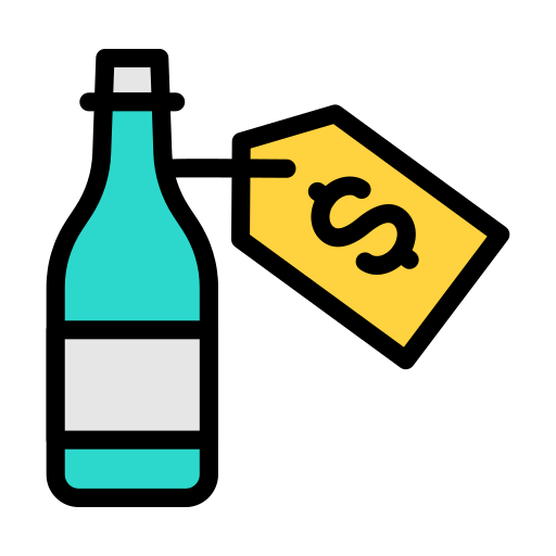 飲む Vector Stall Lineal Color icon