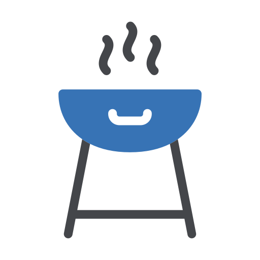 barbecue Generic Blue icoon