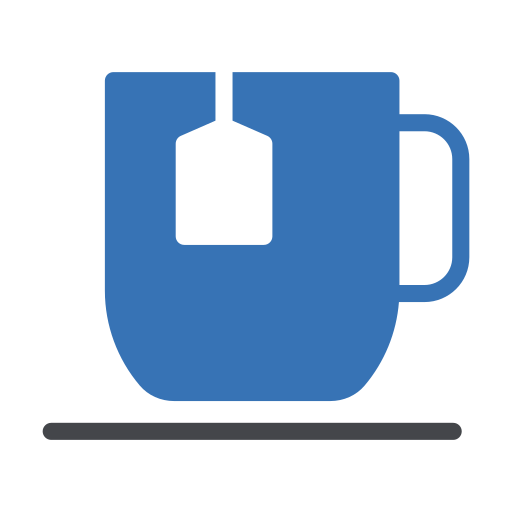 taza Generic Blue icono