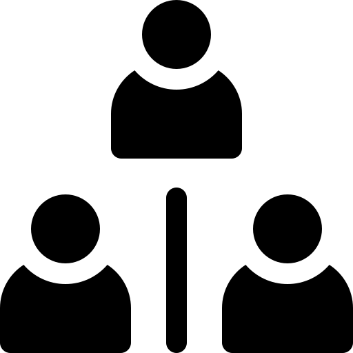 pośrednik Basic Rounded Filled ikona