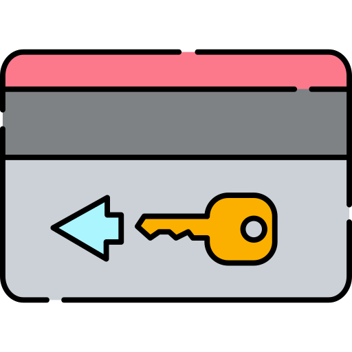 keycard Generic Outline Color Icône