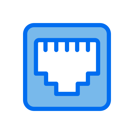 lan-apparatuur Generic Blue icoon