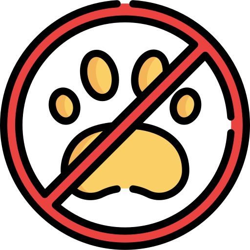 Домашние животные запрещены Special Lineal color иконка