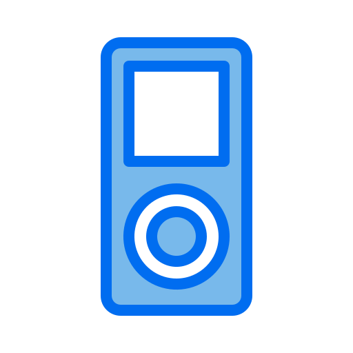 Music player Generic Blue icon