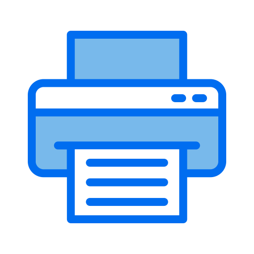 impresora Generic Blue icono