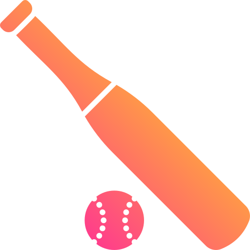 piłka baseballowa Generic Flat Gradient ikona