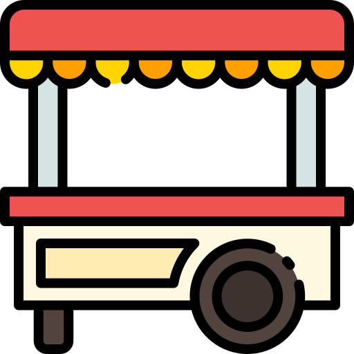 carro de comida Good Ware Lineal Color icono
