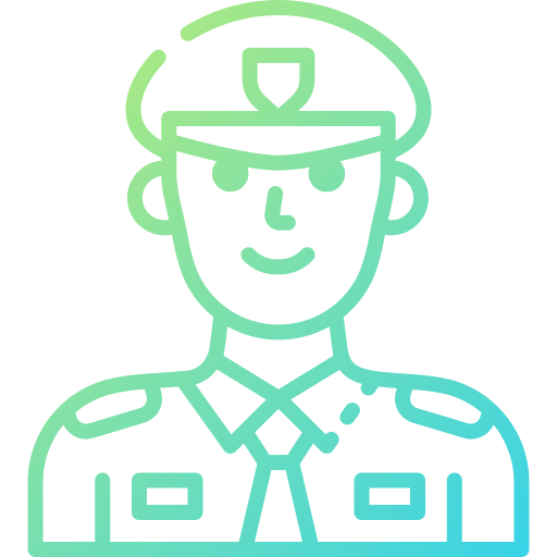 politieagent Good Ware Gradient icoon