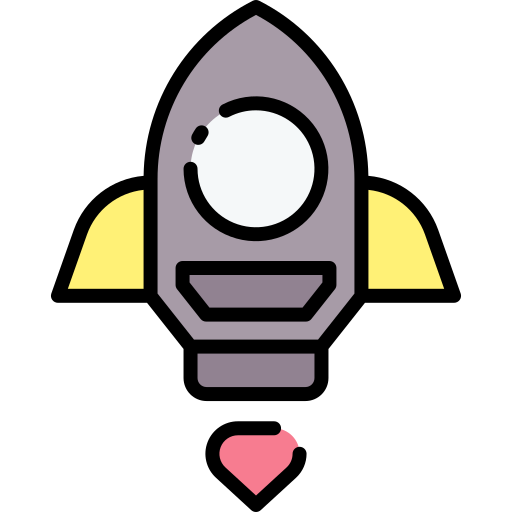 Rocket Good Ware Lineal Color icon