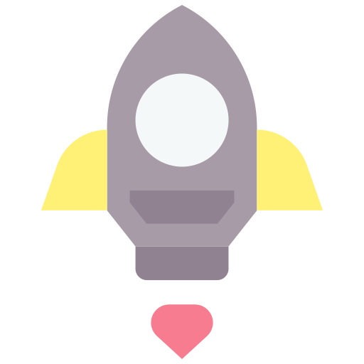 cohete Good Ware Flat icono