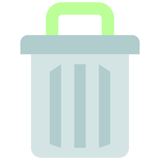 contenedor de basura Good Ware Flat icono