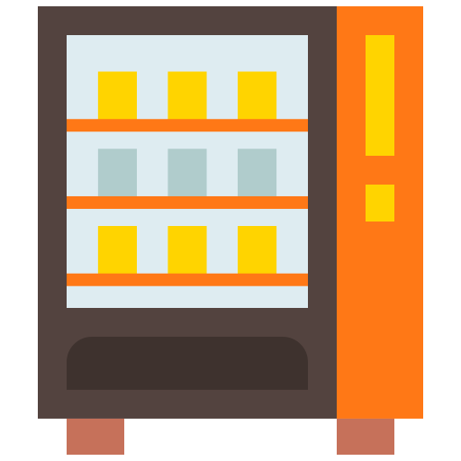 Vending machine Good Ware Flat icon